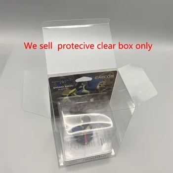 10 шт. Прозрачная коробка для Monster Hunter Rise amiibo специальная витрина пластиковая защитная коробка для хранения коллекции домашних ЖИВОТНЫХ