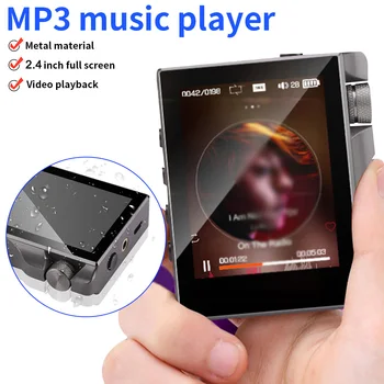 2,4 Дюймовый Hi-Fi Аудиоплеер MP3 Bluetooth5.0 Поддержка WMA WAV AAC Передача музыки DSD256 Декодирование без потерь FM-радио Для Walkman
