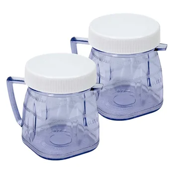 2 Упаковки для большинства аксессуаров для блендера Izer, совместимых с 1 чашкой Мини-пластиковой банки