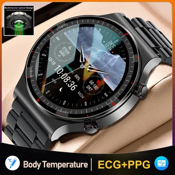 2022 Новые умные часы ECG + PPG, Мужские Автоматические инфракрасные Кислородные часы, Частота сердечных сокращений, артериальное давление, умные часы для Xiaomi Huawei