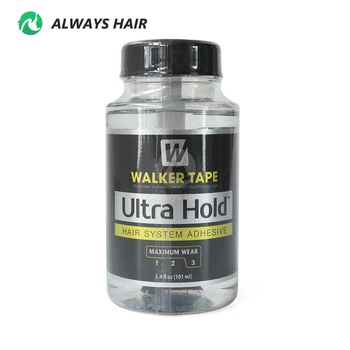 3,4 унции жидкого клея Walker Tape Ultra Hold для системы укладки волос, Парик, кисточка для приклеивания топпера для волос