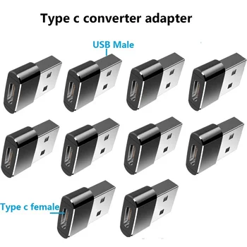 50 шт. OTG Type c к Micro USB Type C к USB 3.0 Женский адаптер Универсальный конвертер для зарядки линии передачи данных мобильного телефона