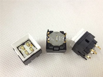 [BELLA] JA-E импортировала японский желто-зеленый светильник со светодиодной кнопкой переключения, кнопочный переключатель, микропереключатель Tact-20 шт./лот