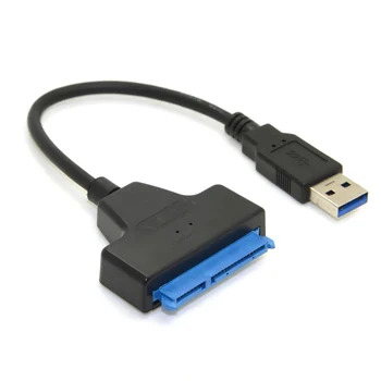 CY Super speed 5 Гбит/с USB 3,0 к SATA 22-Контактный Кабель-адаптер для 2,5 