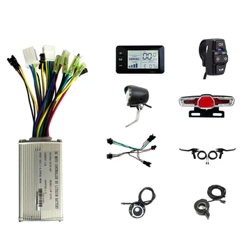 GD01 ЖК-дисплей, Электрический велосипед, Скутер, Бесщеточный контроллер, комплект 36V‑48V 17A, Водонепроницаемый, с подсветкой для электровелосипеда