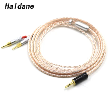 Haldane HIFI Монокристаллический медно-серебристый Микс Для наушников, обновление, замена кабеля для наушников Sennheiser HD700 hd 700