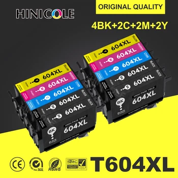 Hinicole Совместимый T604XL для Epson 604XL T604 для XP-2200 XP-2205 XP-3200 XP-3205 XP-4200 XP-4205 WF-2910 WF-2935 WF-2930 2950