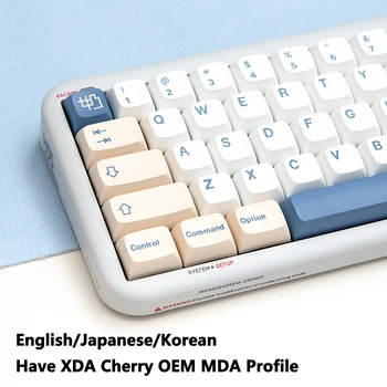 KBDiy GMK Колпачок для ключей из соевого молока PBT XDA Cherry OEM MDA ISO Японско-Корейские Колпачки для ключей Клон GMK для Изготовленного на Заказ Комплекта механической клавиатуры DIY