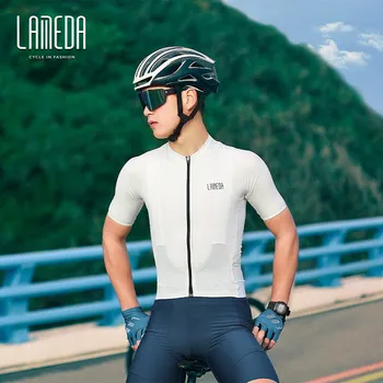 Lameda, Мужская велосипедная майка, 2023 Летняя мужская Велосипедная одежда с коротким рукавом, Дышащая быстросохнущая Мужская велосипедная одежда