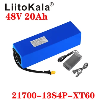 LiitoKala 48V 20ah 21700 5000mAh 13S4P ebike аккумулятор 20A BMS 48v аккумулятор Литиевая батарея Для электрического велосипеда Электрический Скутер