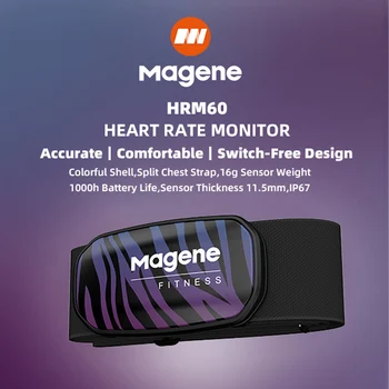 Magene пульсометр Hrm30 для фитнеса на открытом воздухе Bluetooth 4.2 Ant + Датчик сердечного ритма с нагрудным ремнем Спортивный монитор