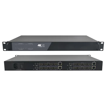 Mpeg-4 H.265 16 Каналов HDMI Аудио-Видеокодер для потоковой передачи IPTV 1080p @ 60 кадров в секунду поддержка HTTP RTSP RTMP UDP HLS ONVIF FLS