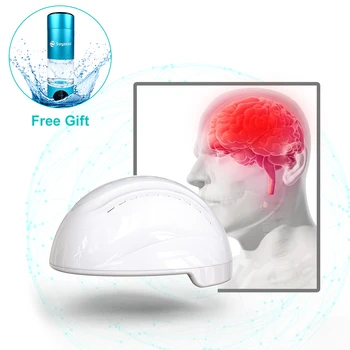 PBM 810nm Инфракрасный Светотерапевтический Шлем Neurofeedback для лечения Аутизма Паркинсона Мигрени Без Богатой Водородом Чашки Воды Подарок Suyzeko