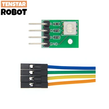 RGB светодиодный модуль отключения для платы разработки arduino, обучающие аксессуары