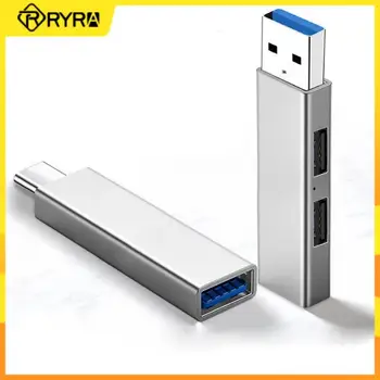 RYRA USB C HUB 3.0 Type C Высокоскоростной мультиразветвитель Адаптер OTG для портативных ПК Macbook Компьютерные Аксессуары USB 2.0 3.0 Splitter