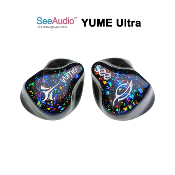 SeeAudio Yume Ultra 1DD + 2BA Гибридные мониторы-вкладыши из смолы, наушники-вкладыши IEM, наушники Hi-Fi с кабелем 3-в-1 2Pin 0,78 мм