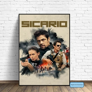 Sicario (2015) Художественная обложка для постера фильма 