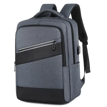 USB-зарядка Оксфордский рюкзак Для Мужчин Многофункциональный Досуг 15,6-дюймовый Рюкзак для ноутбука Для женщин