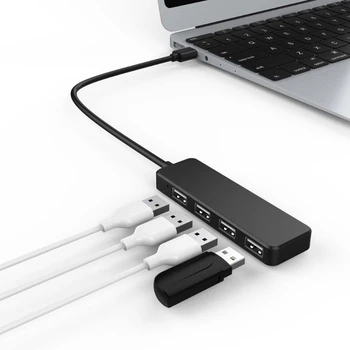 USB-концентратор 2,0 USB-Разветвитель Мульти-концентратор USB 3,0 Адаптер USB с несколькими портами Адаптер питания USB 2,0 Аксессуары для ноутбуков