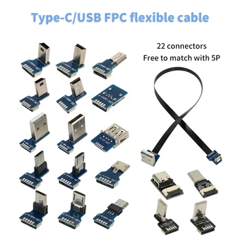 USB3.1 TypeC мужские/женские Разъемы USB Штекер Электрические Клеммы Сварочный Кабель для передачи данных 