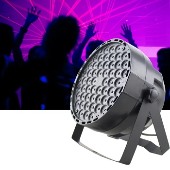 dj disco stage party lights, свадебные эффекты, управляемые 54 шт. * 1 Вт, сценический светильник, светодиодный номинальный светильник для профессиональных светодиодов