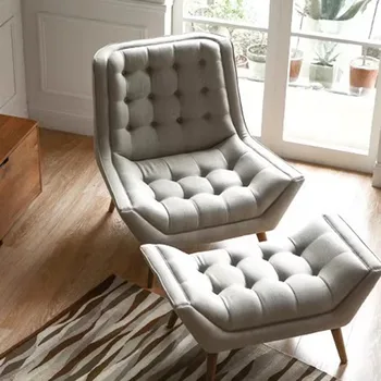 Белые кресла для гостиной Роскошные Одноместные кресла-качалки для гостиной Современный Скандинавский Балкон Articulos Para El Hogar Украшение дома