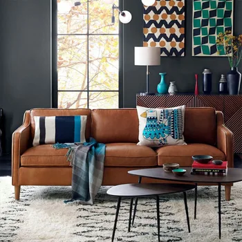 Винтажный эластичный диван на 3 места, Роскошный дизайнерский диван Relax, Деревянный Эргономичный Комфорт, Уникальный мягкий Диван Soggiorno Мебель для дома