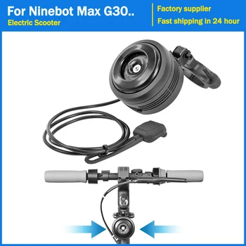 Водонепроницаемый Звуковой 125 дБ USB-Звонок для Зарядки Велосипеда Ninebot Max G30 для XIAOMI Электрический Скутер 1300 мАч Складной Шест Аксессуары