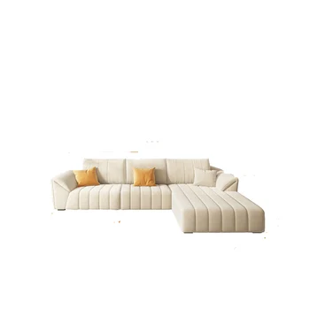 Гостиные Раскладной диван Итальянский белый Современный диван L-образной формы Chesterfield Sectiona Wohnzimmer Диваны Комплект диванов для гостиной MZY