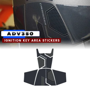 Для HONDA ADV350 ADV 350 2022 3D наклейка из смолы для мотоцикла, боковая панель для ключа зажигания, накладка на бак, защита от царапин, нескользящая накладка на бак