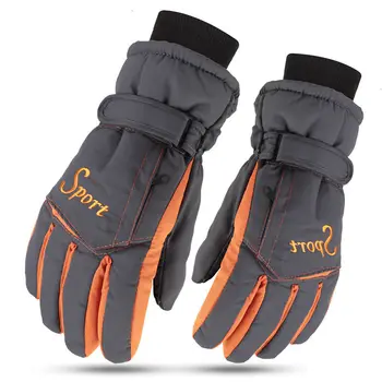 Зимние мужские перчатки Плюс бархатное утепление для сохранения тепла, Лыжное непромокаемое ветрозащитное велосипедное электрическое снаряжение для катания на горных велосипедах