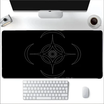 Игровые коврики для мыши в стиле Star black, аксессуары для компьютерной клавиатуры для геймеров, персонализированный модный резиновый нескользящий коврик для рабочего стола