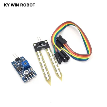 Интеллектуальная электроника, Гигрометр для определения влажности почвы, модуль датчика влажности, Плата для разработки DIY робота, Умная машина для Arduino