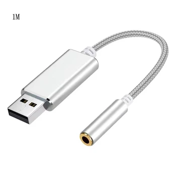 Кабель G5AA 0,2/1 м 2в1 от USB до 3,5 мм, адаптер для наушников для компьютера для App-le Be-at