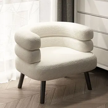 Ленивый ягненок бархатный диван-кресло для одного человека простое роскошное кресло из латекса, стул для макияжа, стул для гостиной, туалетный столик для спальни, muebles
