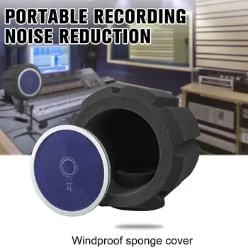 Микрофонный экран F2, губка для акустического фильтра, профессиональное ветровое стекло для звукозаписывающей комнаты, экран YouTube, запись шума на рабочем столе