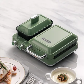 Многофункциональная машина для приготовления завтрака, легких бутербродов, небольших бытовых вафельниц, жаровни