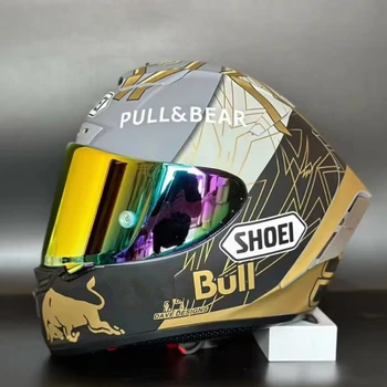 Мотоциклетный Полнолицевый шлем SHOEI X-14 X-SPIRIT III Специальный X-Четырнадцать Шлем Golden Ant Edition X-Четырнадцать Гоночный шлем
