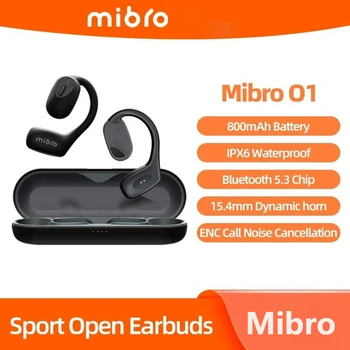 Наушники Mibro O1 беспроводные наушники Bluetooth наушники с микрофоном с шумоподавлением IPX6 водонепроницаемая спортивная гарнитура gamer