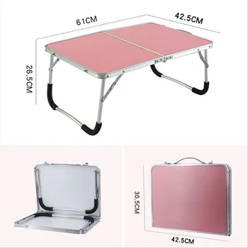 Портативный Открытый Складной стол для Кемпинга, Пикника, Стол для ноутбука Из алюминиевого сплава, Компьютерный стол, водонепроницаемость, ультралегкий