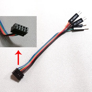 Проводная передача переключателя материнской платы 9p на клеммный провод DuPont для кабеля переключателя материнской платы Lenovo