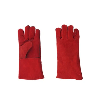 Прочные сварочные перчатки, Перчатки сварщика, 1 пара 35 *15 см, около 280 г, Защита от ожогов, термостойкие замены, Промышленность