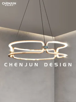Роскошная простая люстра для гостиной, атмосфера высококачественной раковины, дизайнерские лампы в стиле творческой личности онлайн celem lights