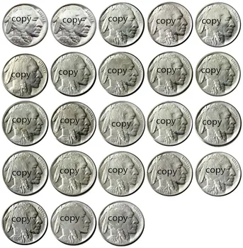 США Набор (1913-1938)PSD 67 шт. декоративная монета из никеля Buffalo с копией пяти центов