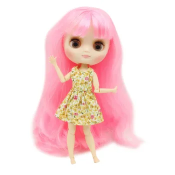 Серия кукол ICY Middie Blyth Светло-розовые волосы матовое лицо Neo BJD BL1215
