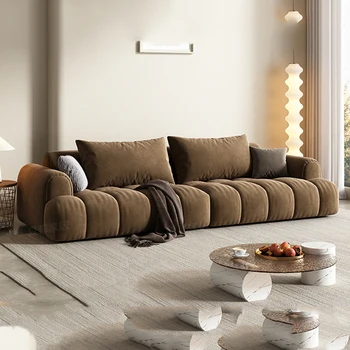 Современный дизайн бархатного длинного дивана для гостиной, Удобный трехместный Уникальный Большой диван, Мягкая Домашняя мебель для салона Канапе для взрослых