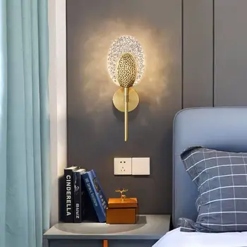 Современный роскошный светодиодный настенный светильник для украшения дома гостиная тв прикроватные светильники для спальни скандинавский интерьер настенное бра декоративная лампа