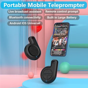 Телесуфлер Телефон Беспроводной пульт дистанционного управления Bluetooth аксессуары для прямой трансляции Выступлений на конференции Суфлер для ios Android