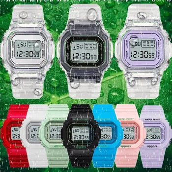 Цифровые часы, квадратные Женские часы, спортивные электронные наручные часы, Reloj Mujer, Прямая поставка