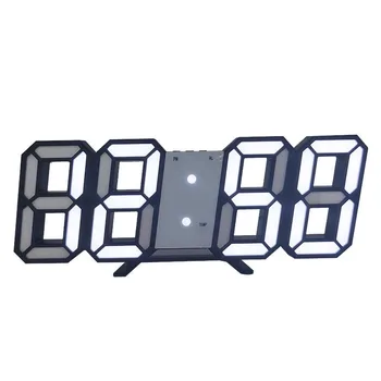 Цифровые часы со светящимся временем стереочасы электронный будильник настенные часы декоративная лампа